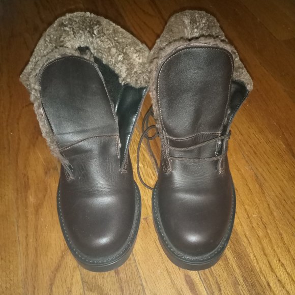 Leather boots size 6.5 made in Canada - Picture 3 of 5